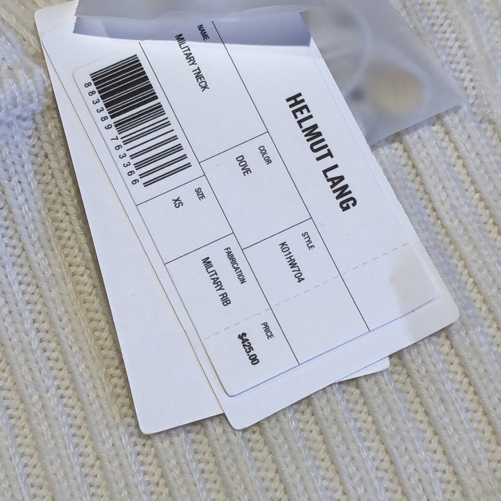 Helmut Lang military crop sweater, XS - Picture 5 of 5